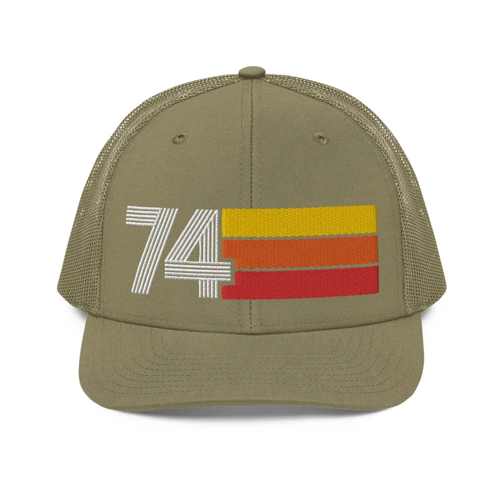 74 - 1974 Retro Richardson 112 Trucker Hat for Men Women