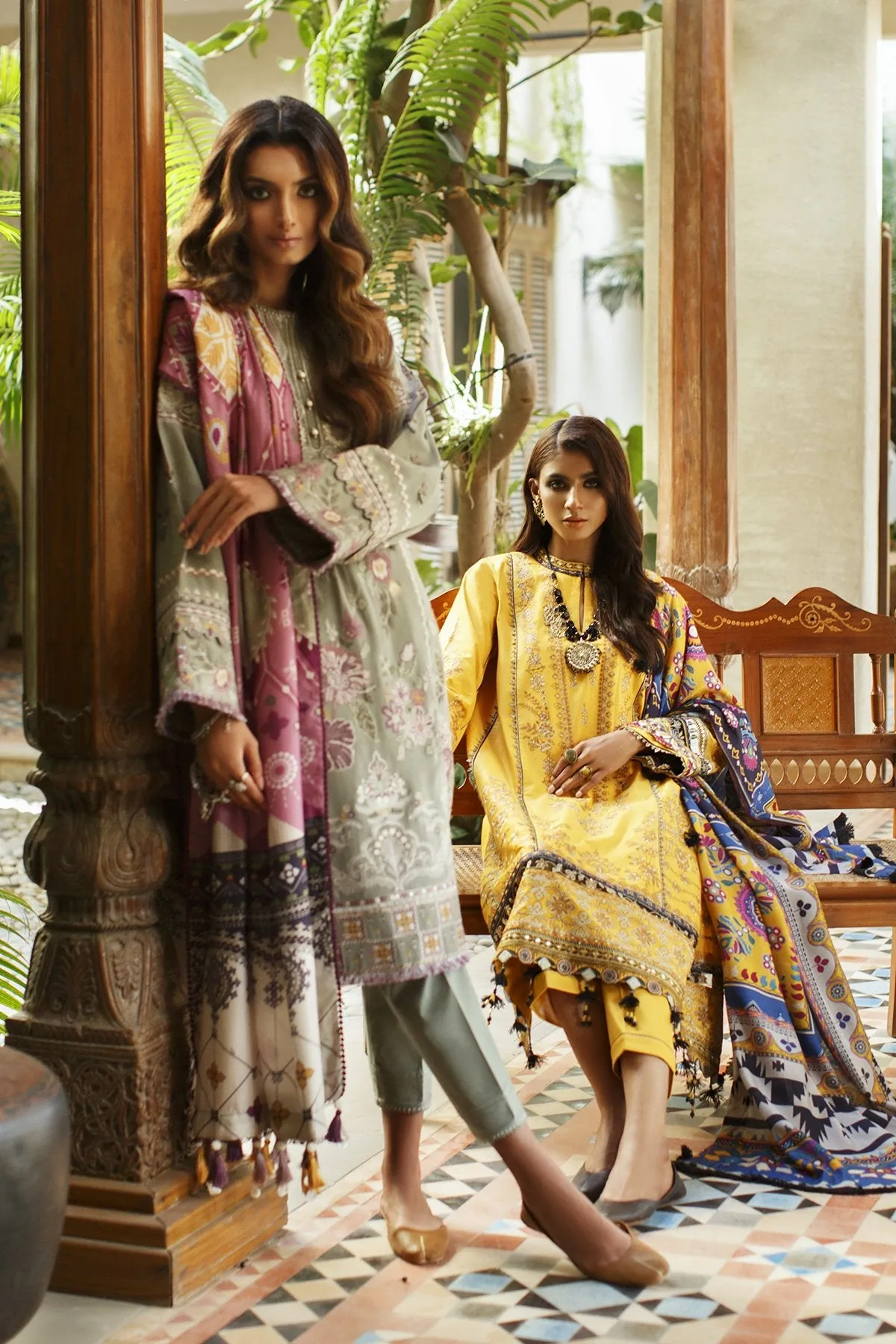 Baroque Oaks & Ivy Embroidered Winter Khaddar Collection – GIVRY