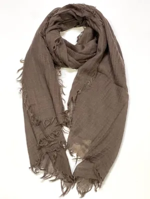 Bjorn Wool Scarf/Wrap - Latte