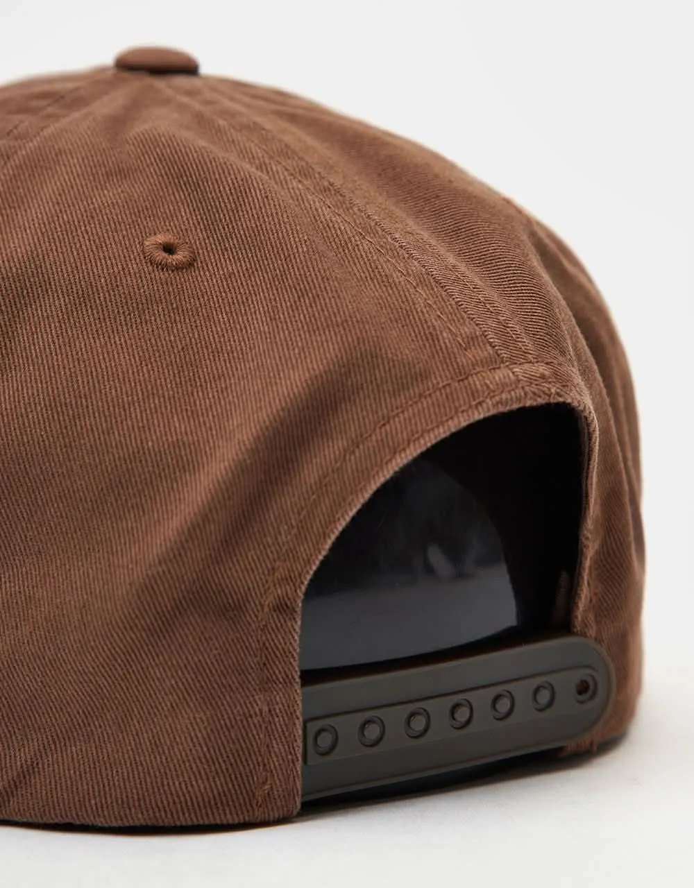 Brixton Sol High Profile Snapback Cap - Brown Sol Wash