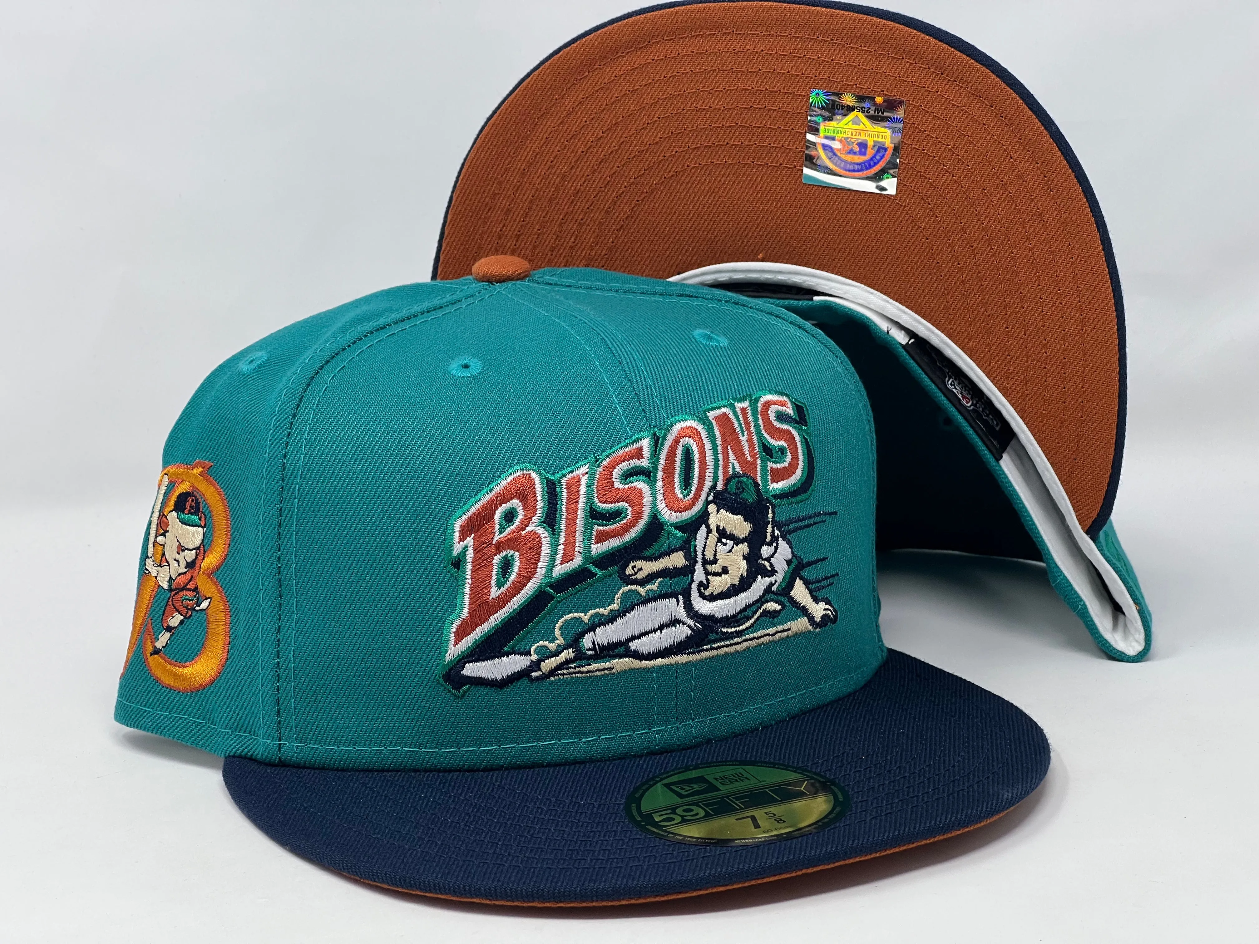 Buffalo Bisons " Galaxy Part 2" Rust Orange Brim 59Fifty New Era Fitted Hat