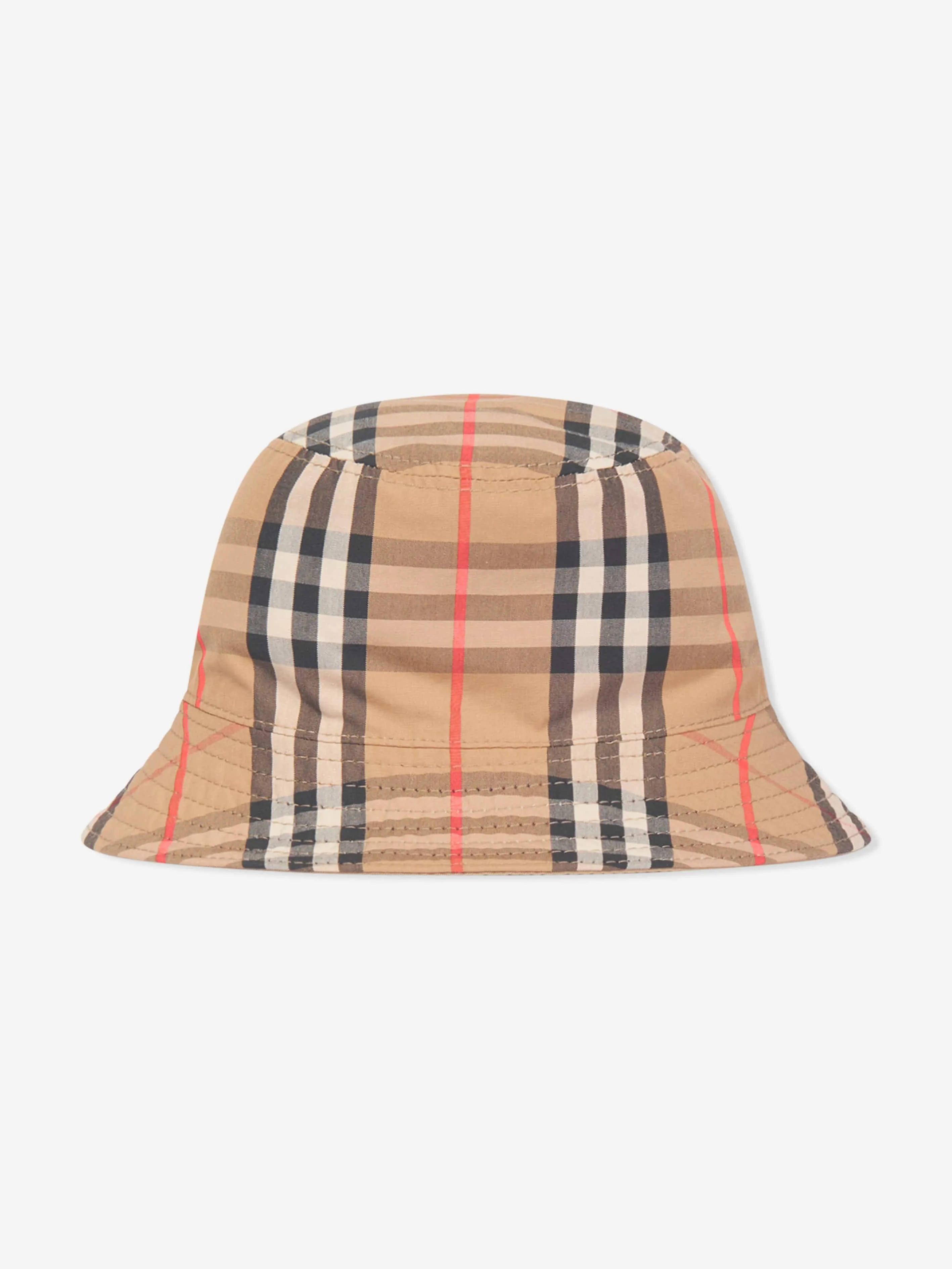 Burberry Baby Reversible Bucket Hat in Beige