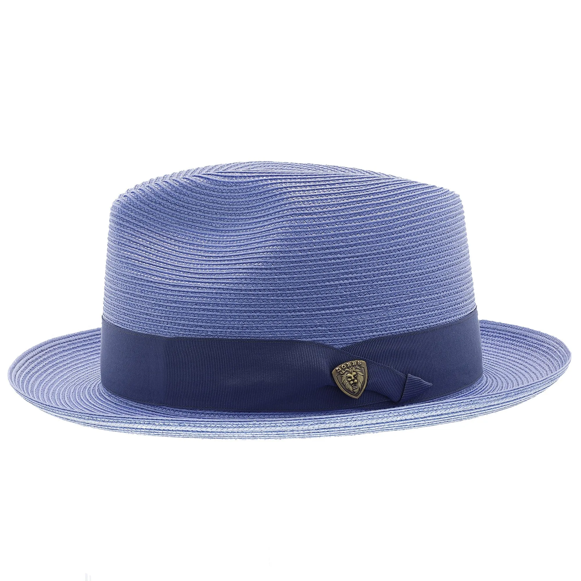 Burgundy Straw Fedora Hat