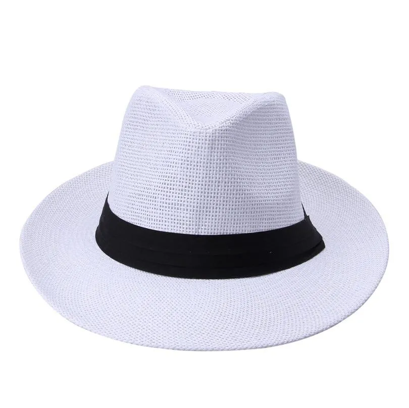 Cancun Panama Hat With Black Ribbon Band