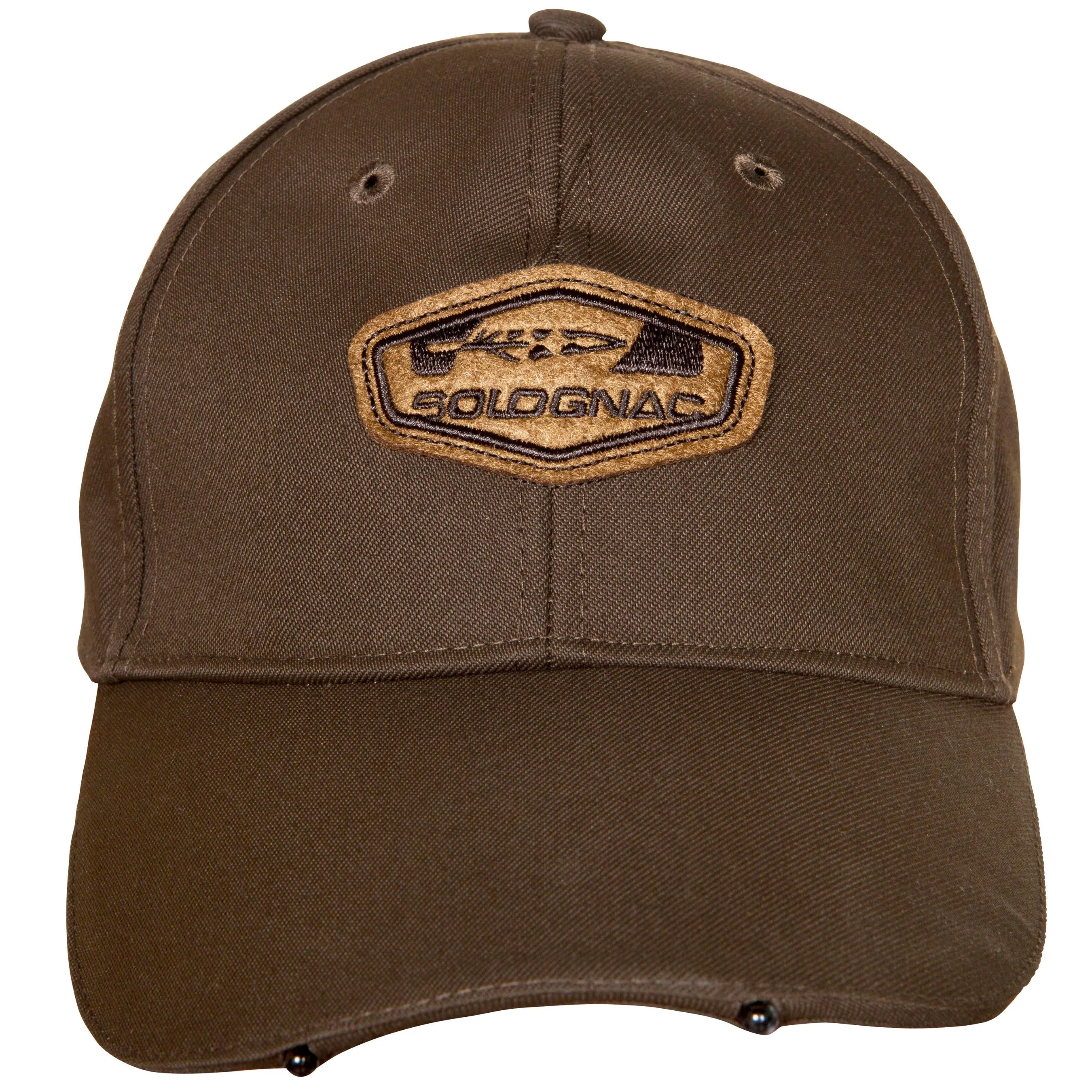 Cap with light brown SOLOGNAC, coffee brown