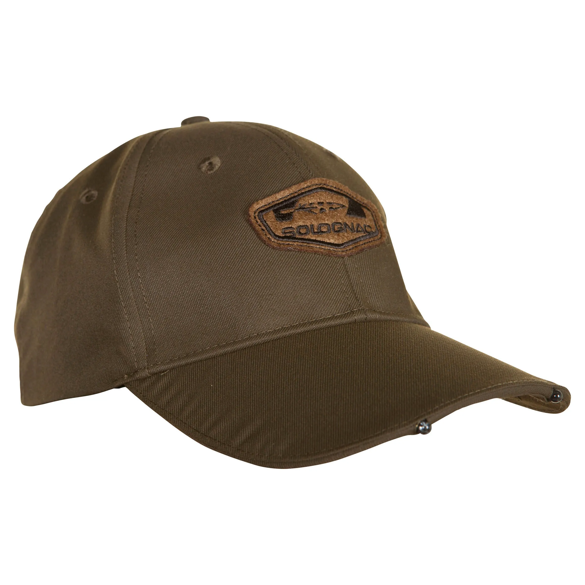 Cap with light brown SOLOGNAC, coffee brown