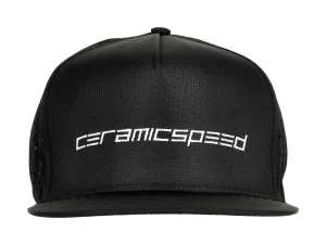 CeramicSpeed CeramicSpeed Flat Brim Cap (Black, One Size)