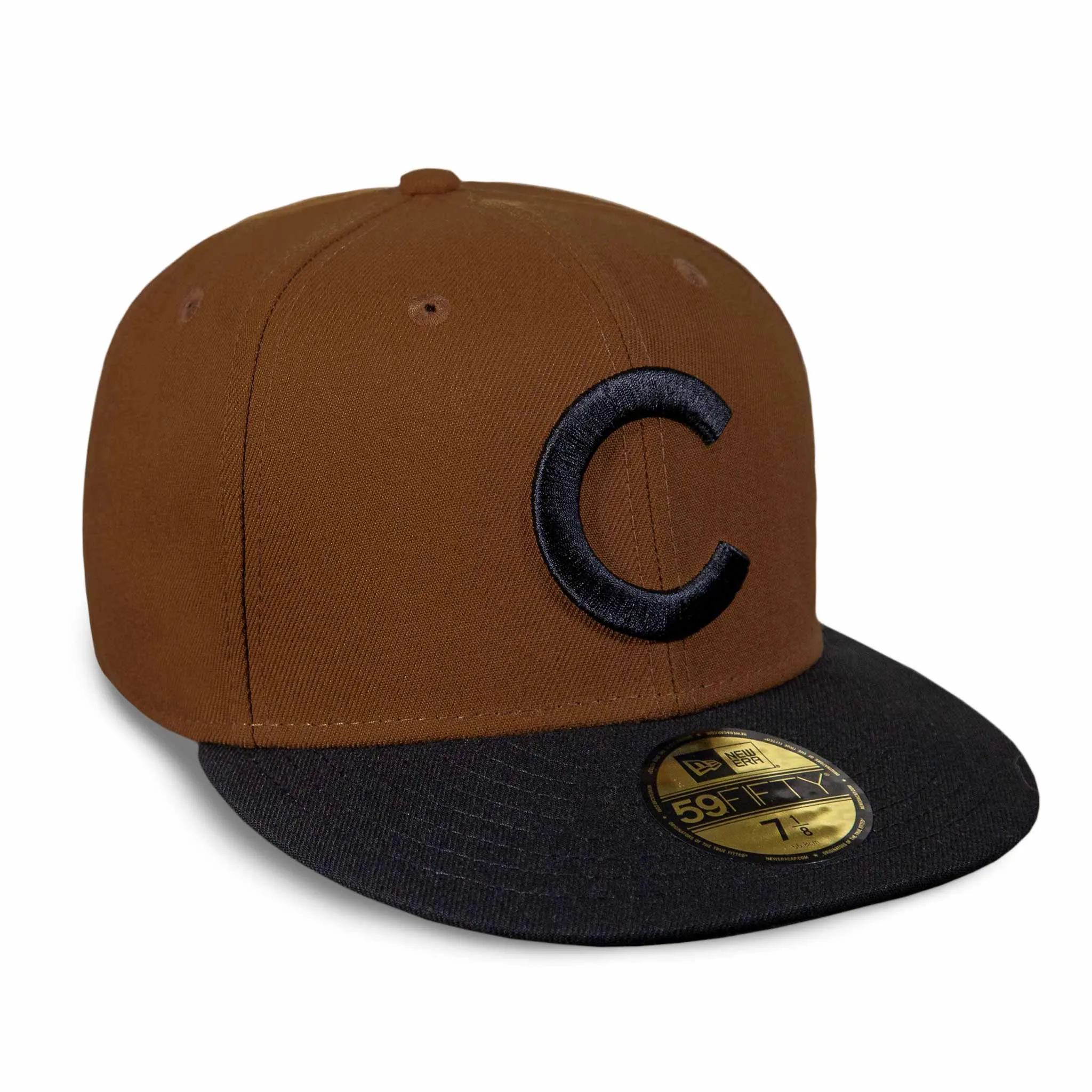 Chicago Cubs 1910 Toasted Peanut and Black 5950 Fitted Cap