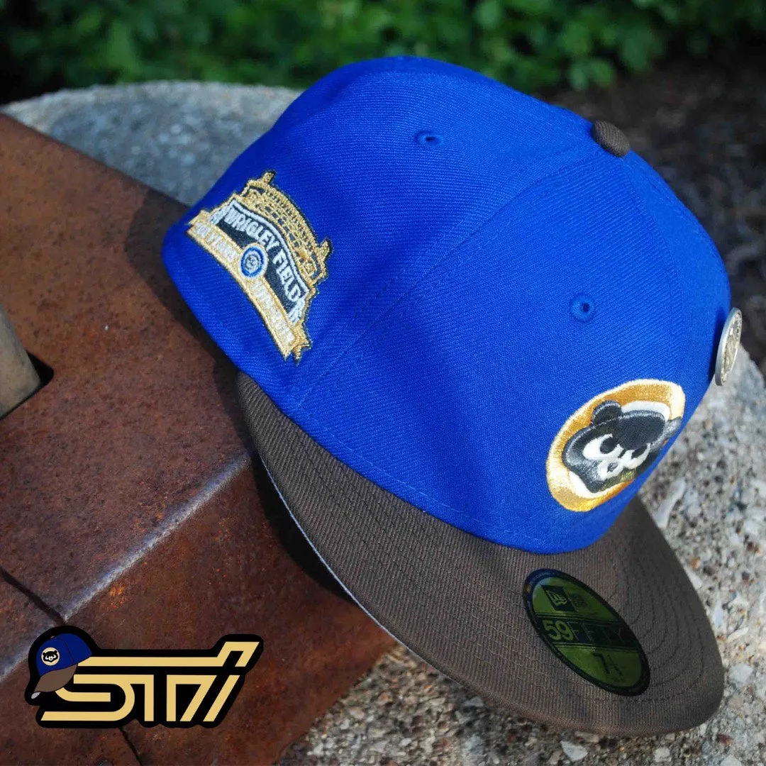 Chicago Cubs Royal Walnut Gold 1979 Bear 59FIFTY Custom Fitted Cap