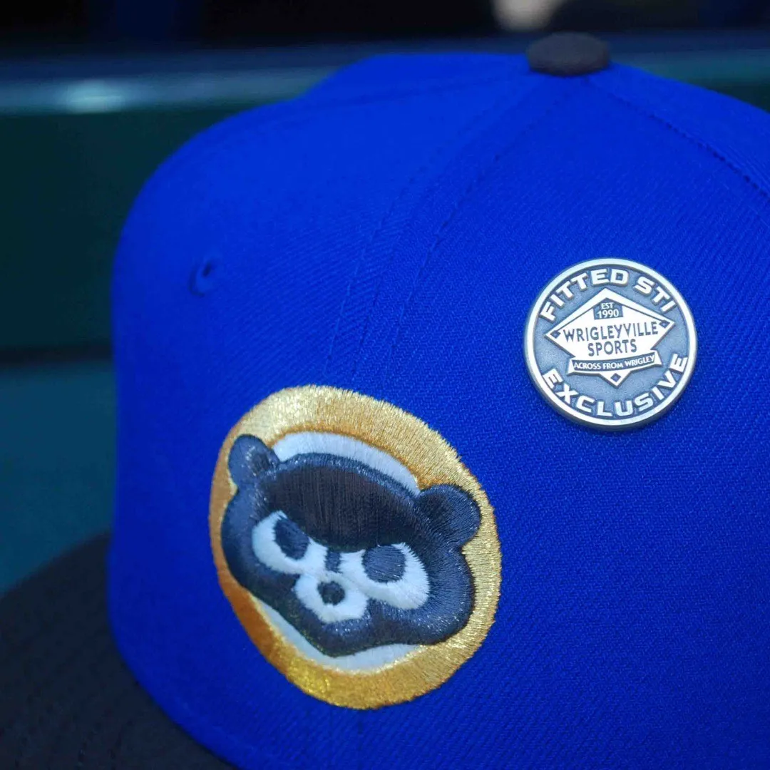 Chicago Cubs Royal Walnut Gold 1979 Bear 59FIFTY Custom Fitted Cap