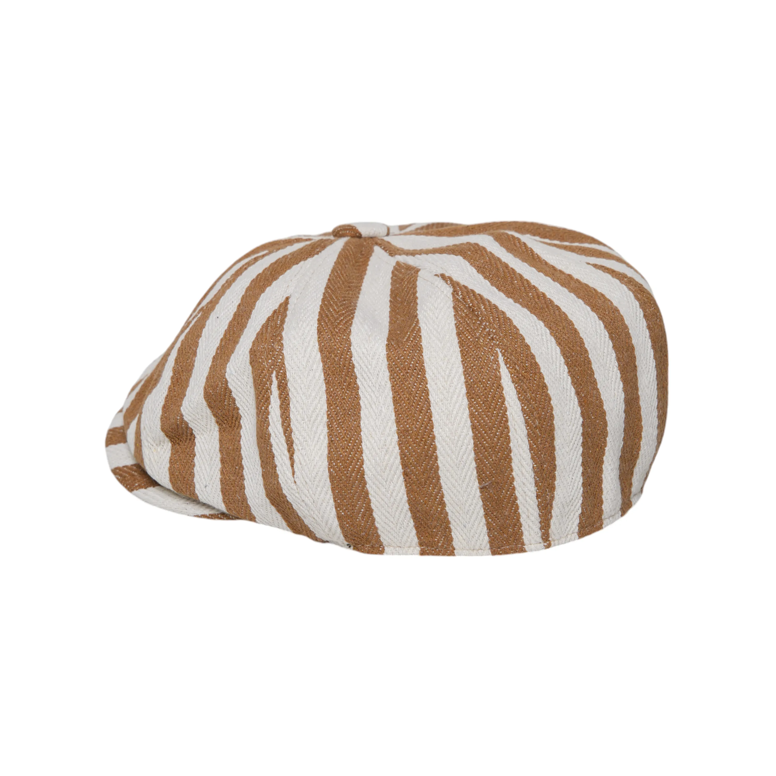 Chokore Striped Retro Western Newsboy Cap (Camel)