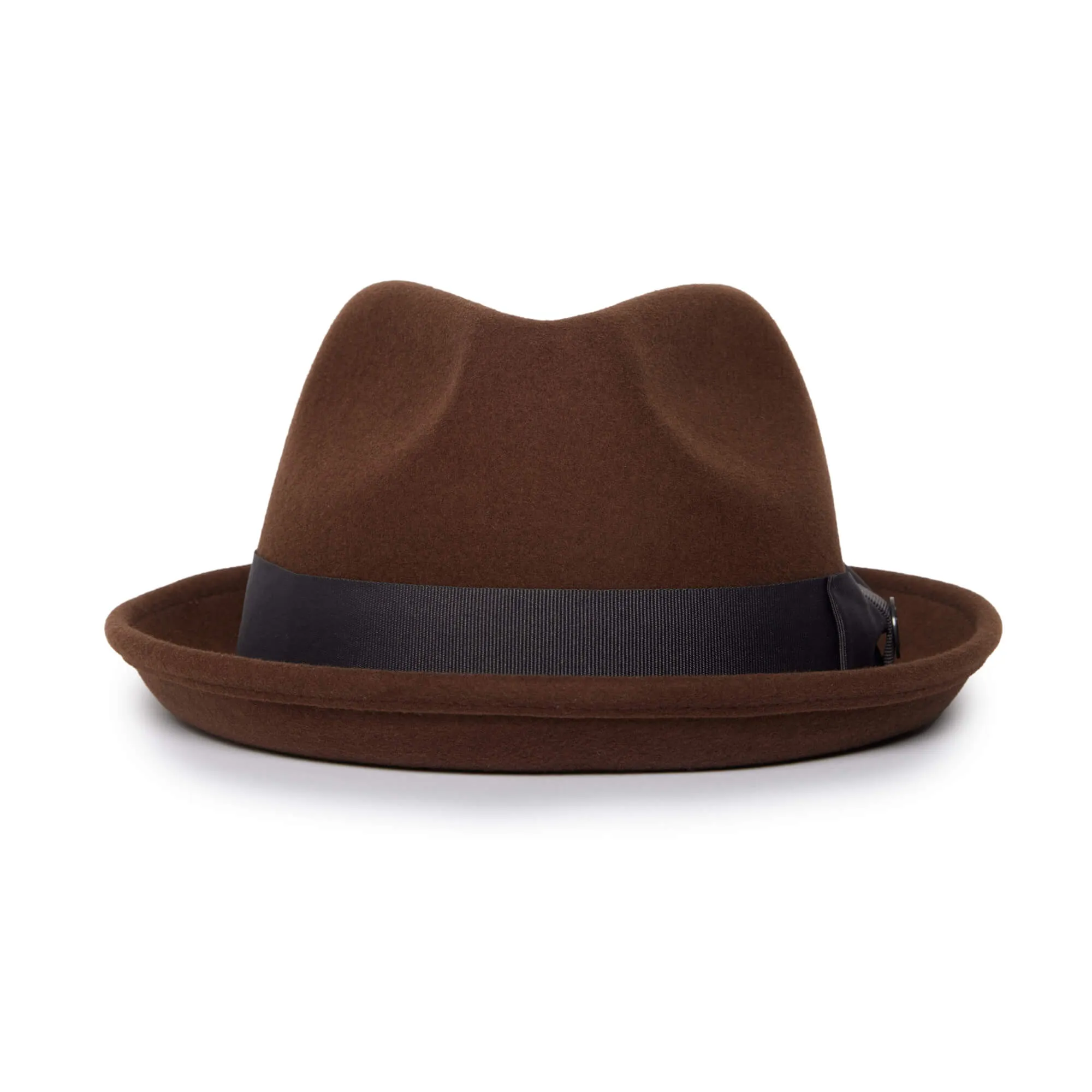 Classic Brown Pork Pie Fedora Hat