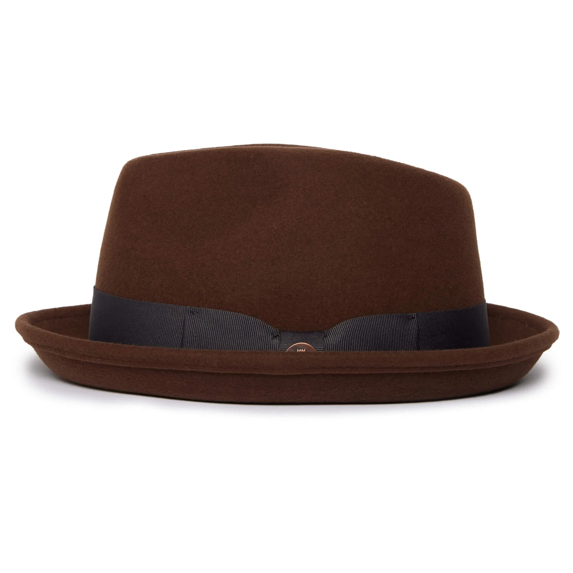 Classic Brown Pork Pie Fedora Hat