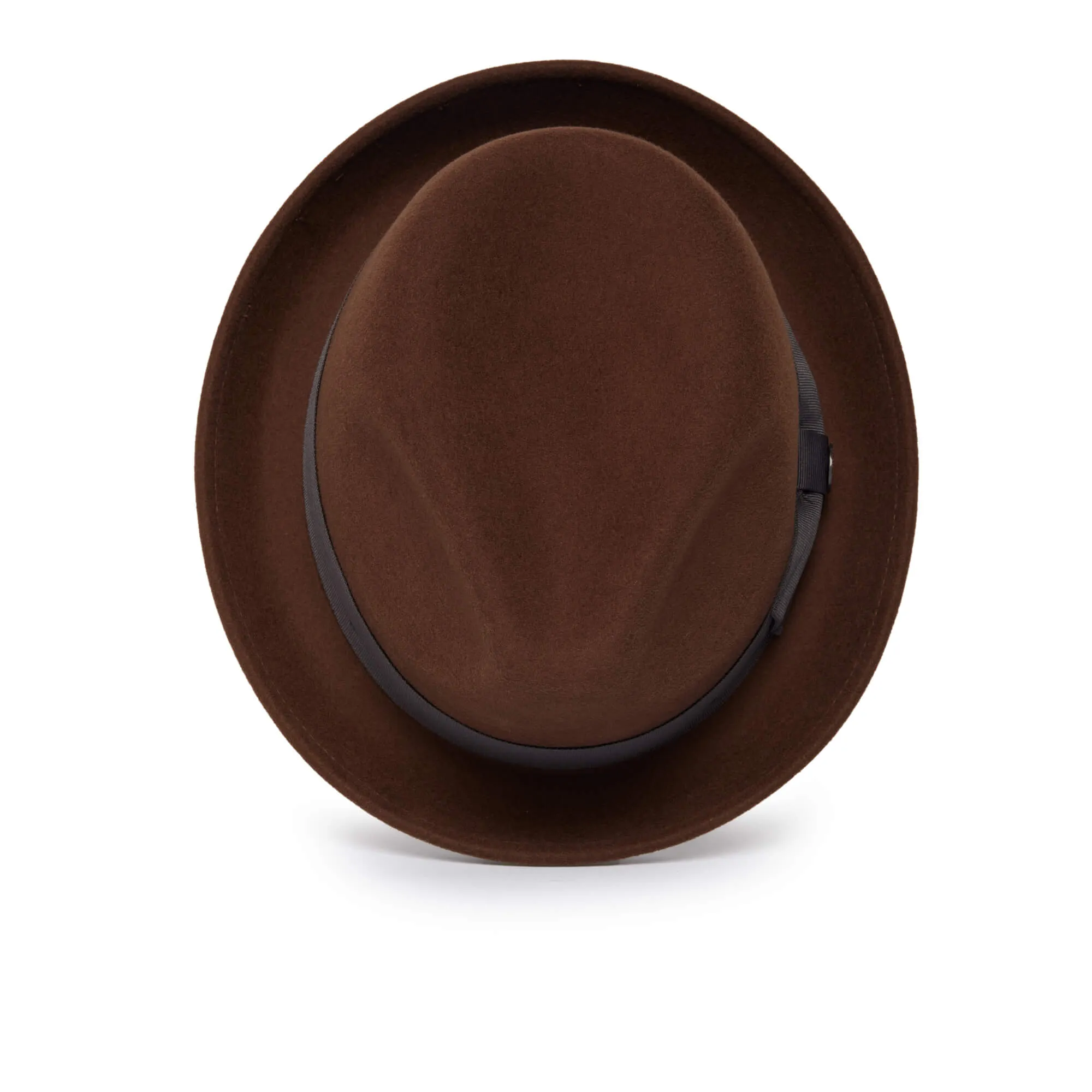 Classic Brown Pork Pie Fedora Hat