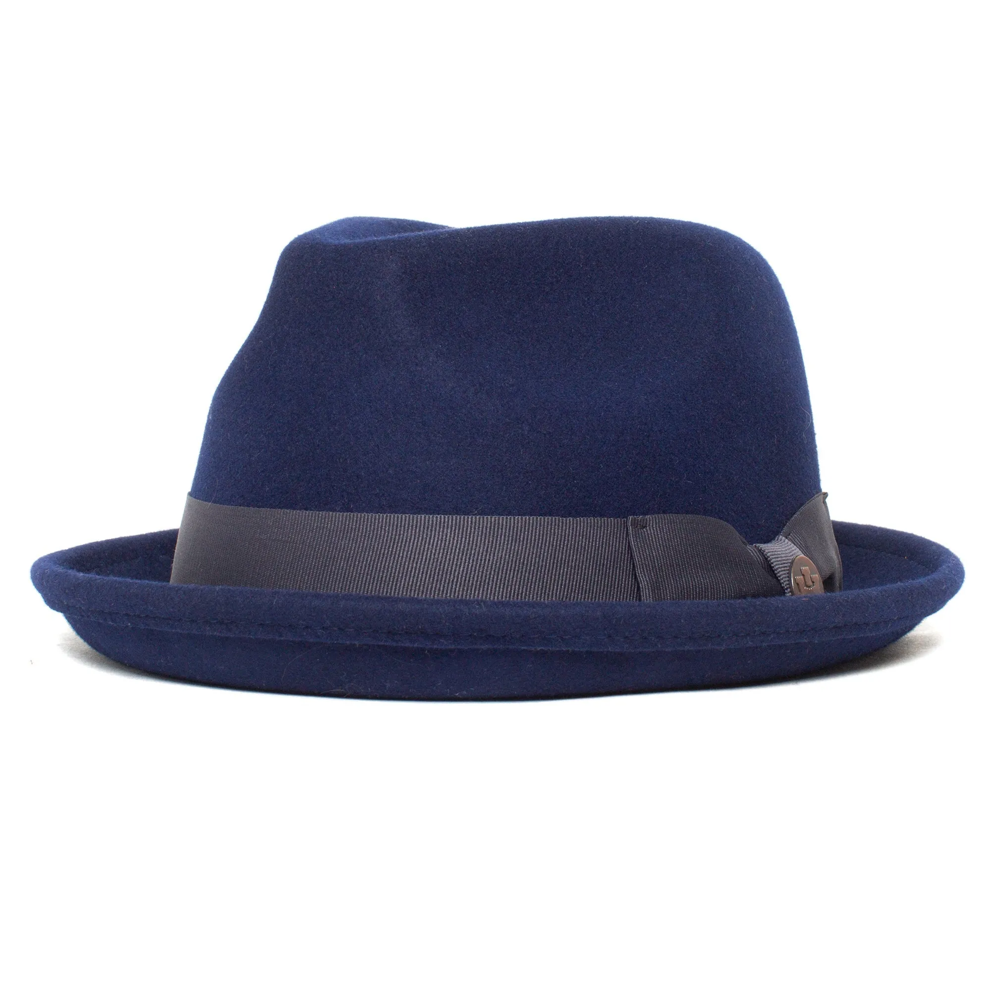 Classic Gray Pork Pie Fedora Hat