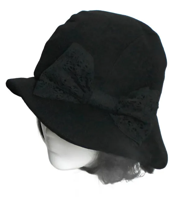 Cloche Hat Bow