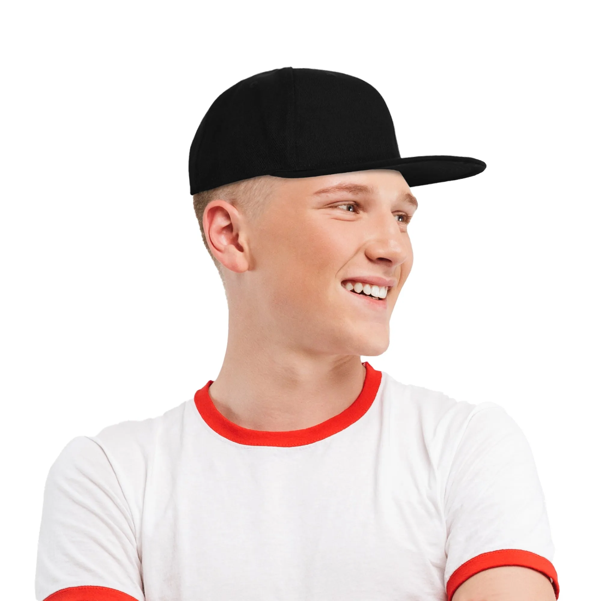 Dalix Black Snapback Hat