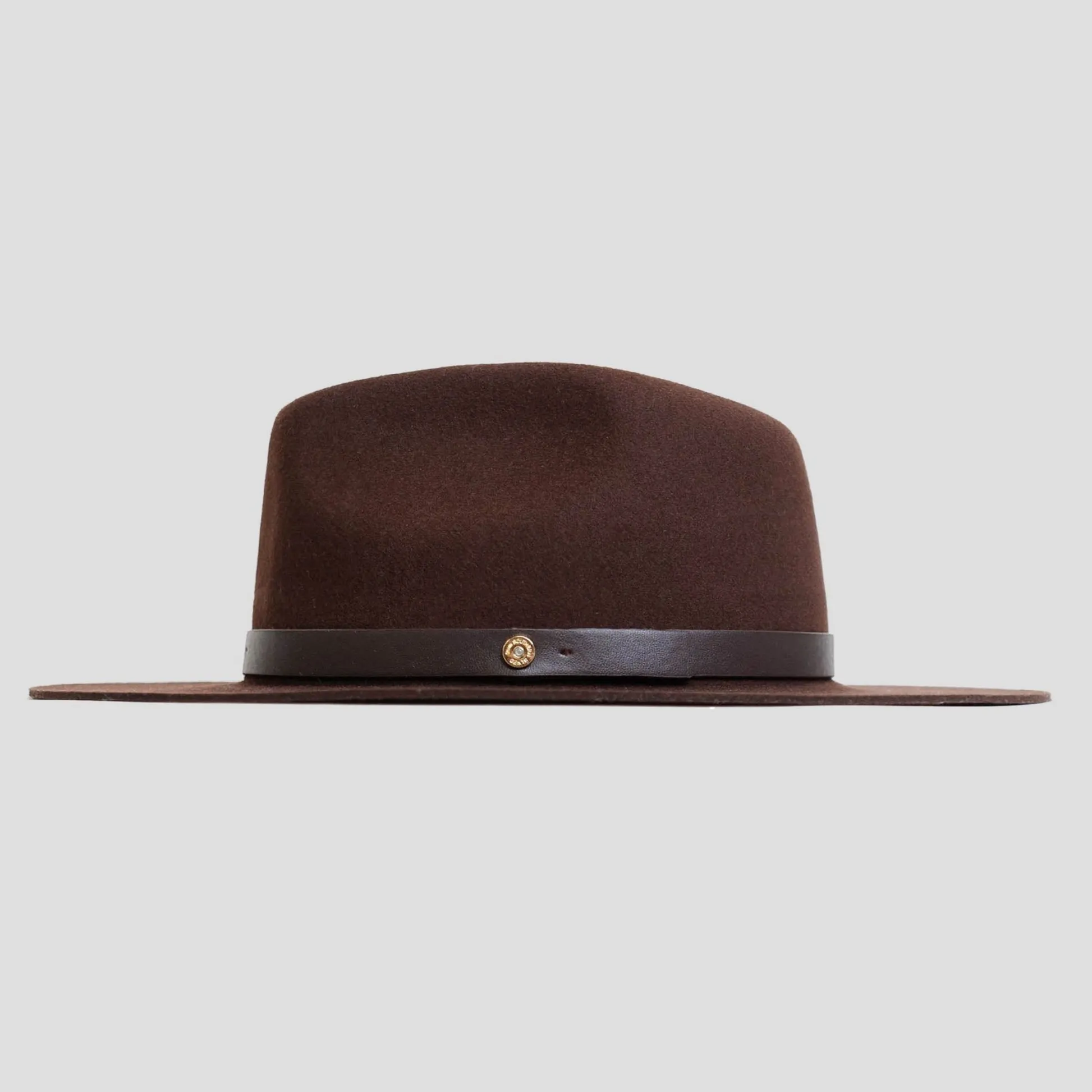 Dapper Men's Felt Fedora Hat  – Dark Olive