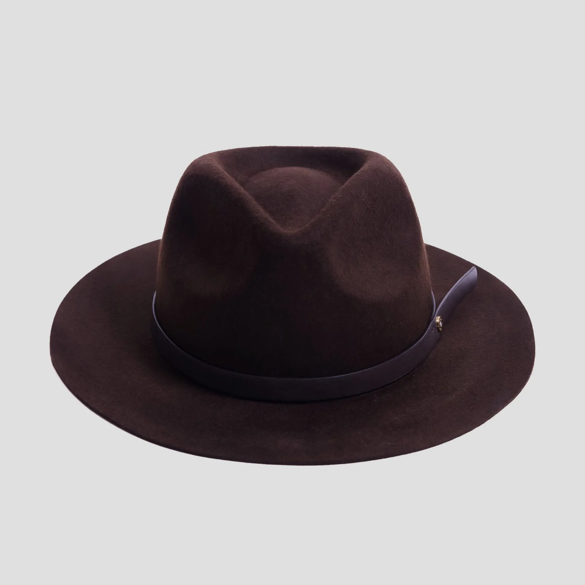 Dapper Men's Felt Fedora Hat  – Dark Olive