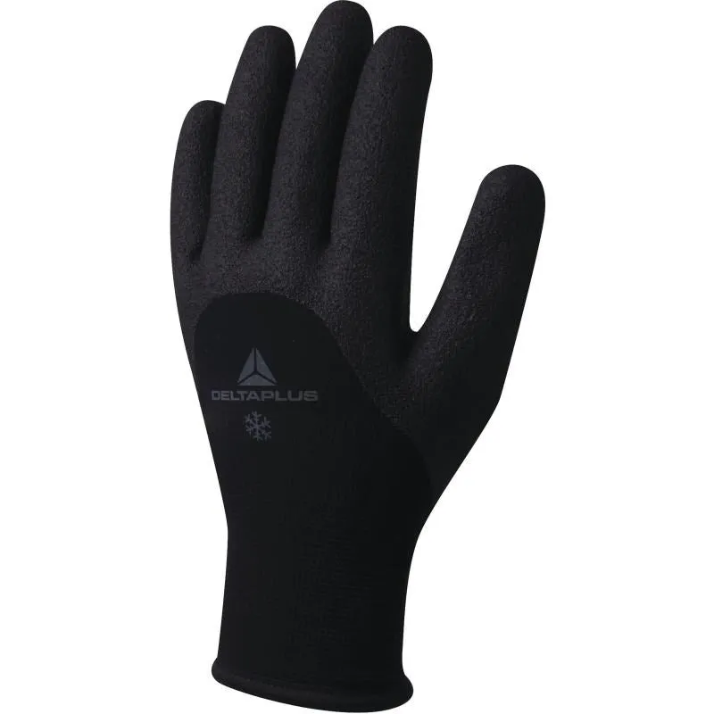 DELTAPLUS Winter lined Glove foam Nitrile coated.