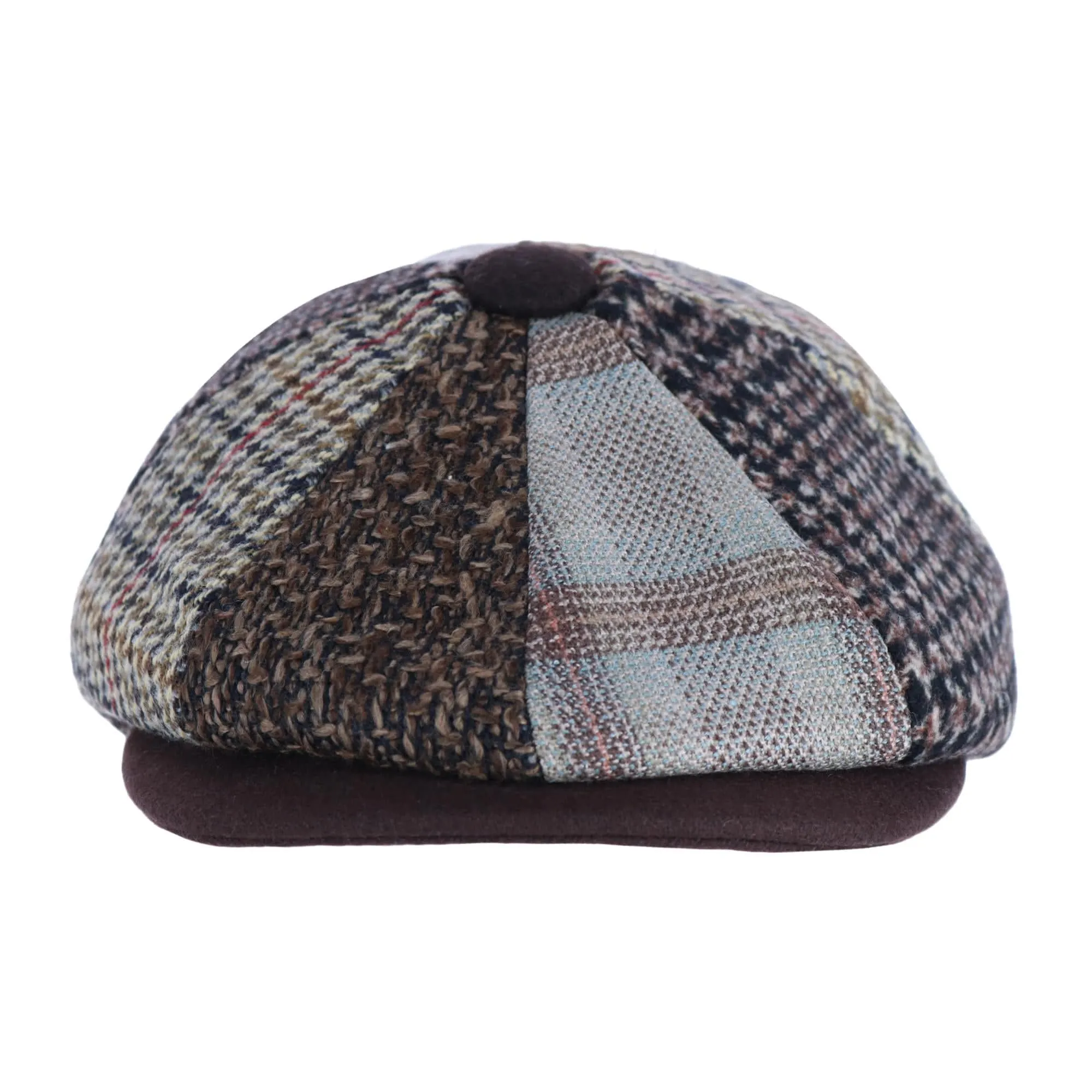 Epoch Hats Company Men's Multi Patchwork Newsboy Cap