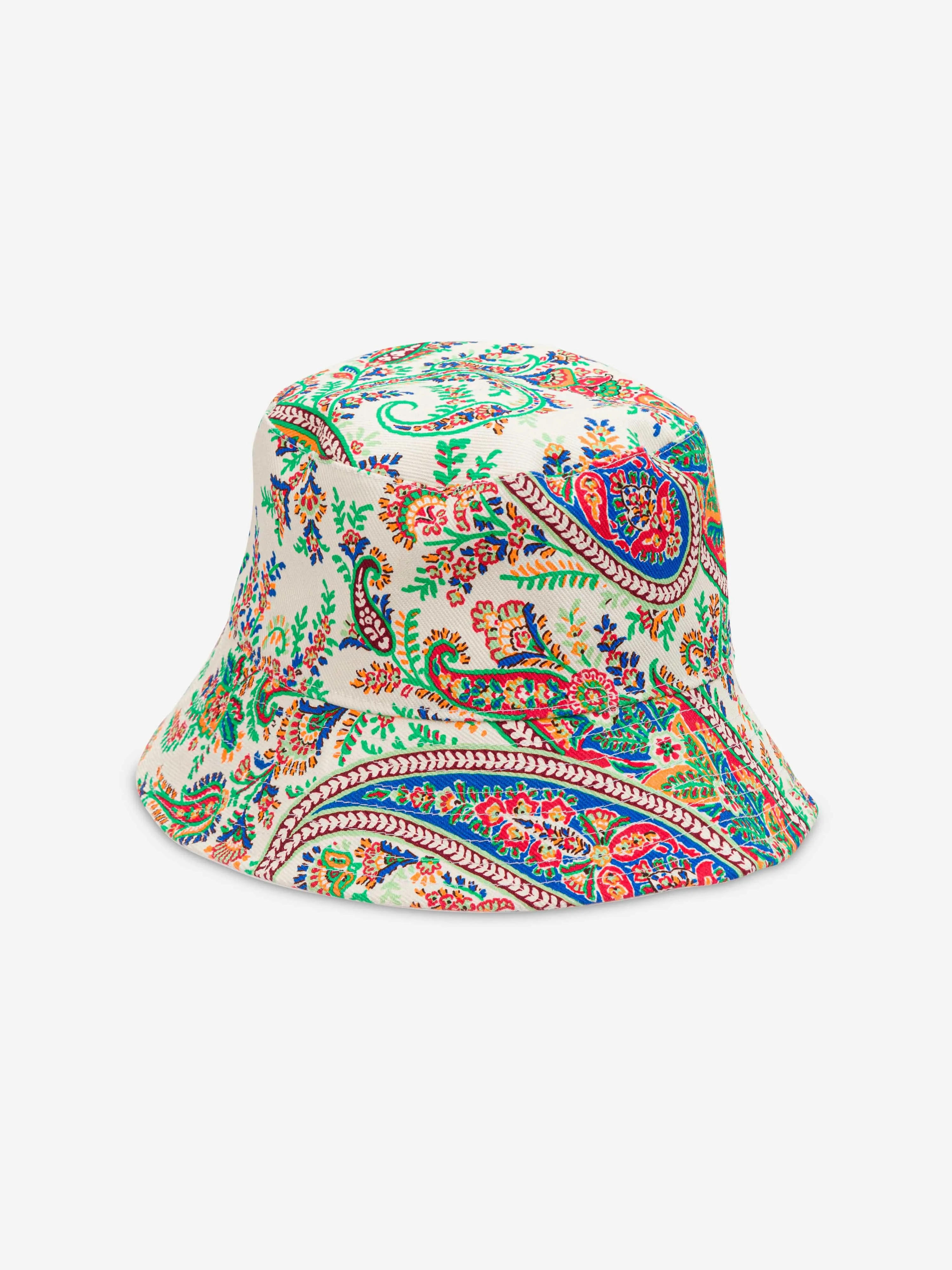 Etro Girls Reversible Bucket Hat in Multicolour