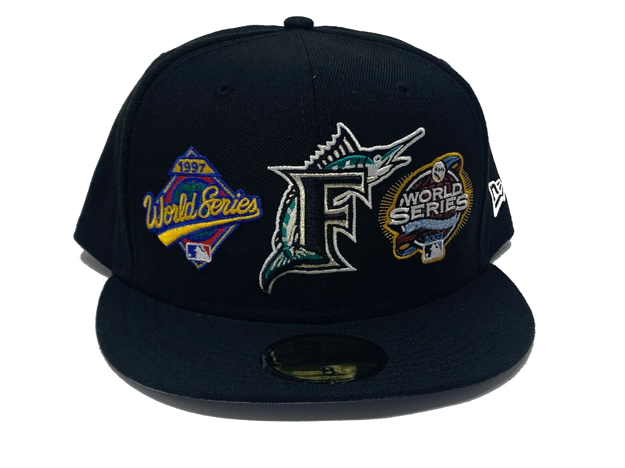 FLORIDA MARLIN 2X WORLD SERIES CHAMPIONSHIP NEW ERA FITTED HAT