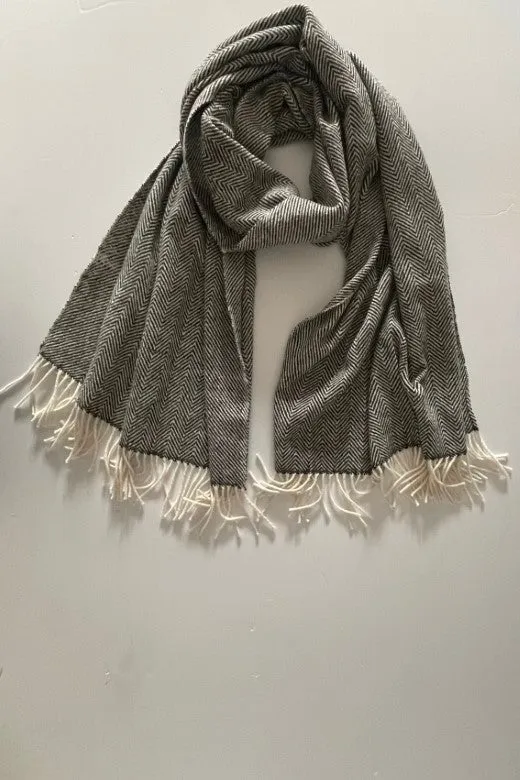 Handwoven Herringbone Scarf