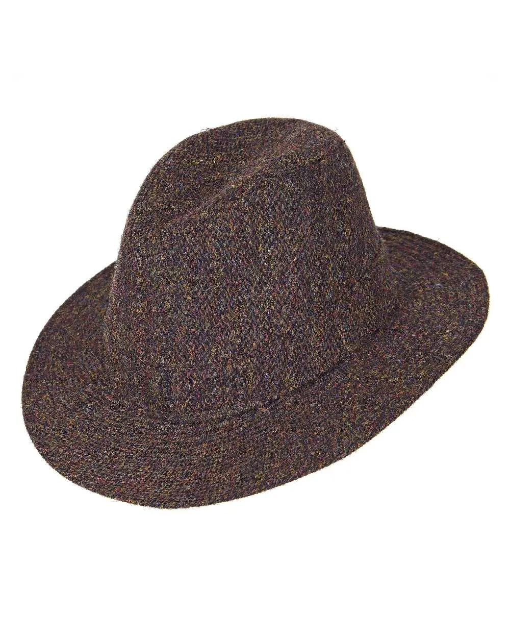 Heather Denholm Harris Tweed Fedora