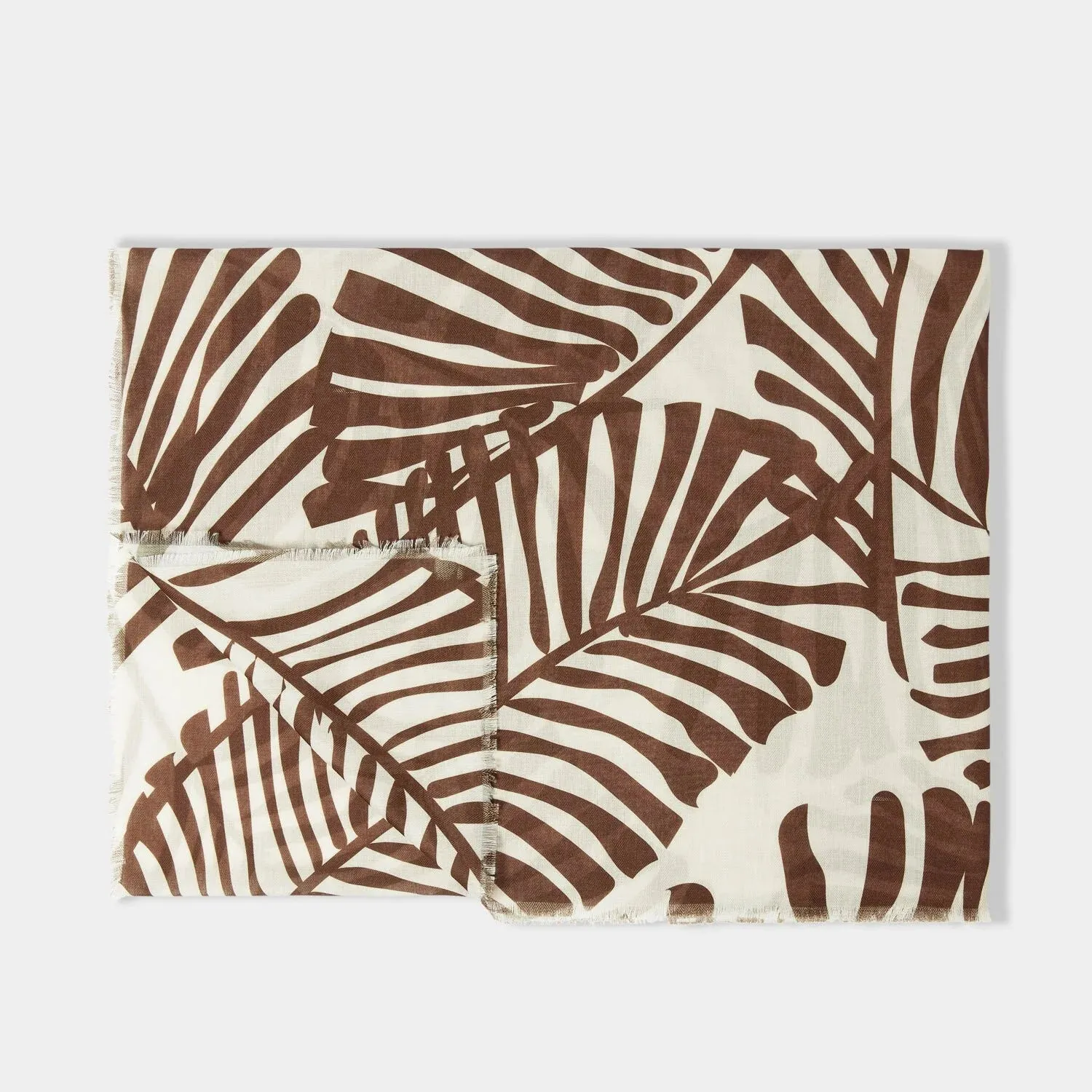 Katie Loxton Tropical Leaf Printed Scarf