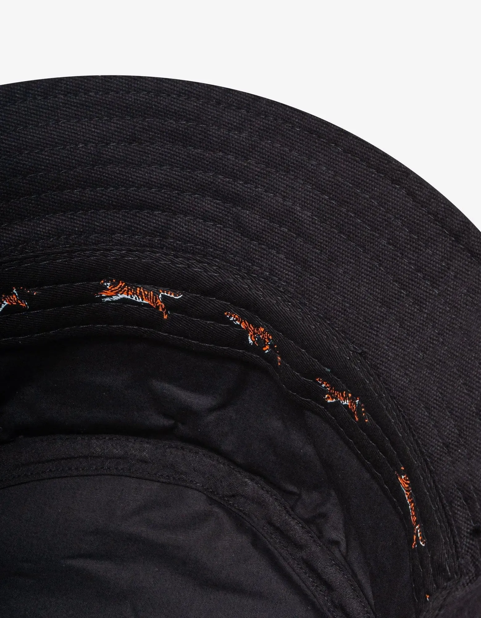 Kenzo Black 'Boke Flower' Crest Bucket Hat