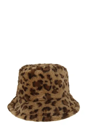 Leopard Print Trendy Bucket Hat