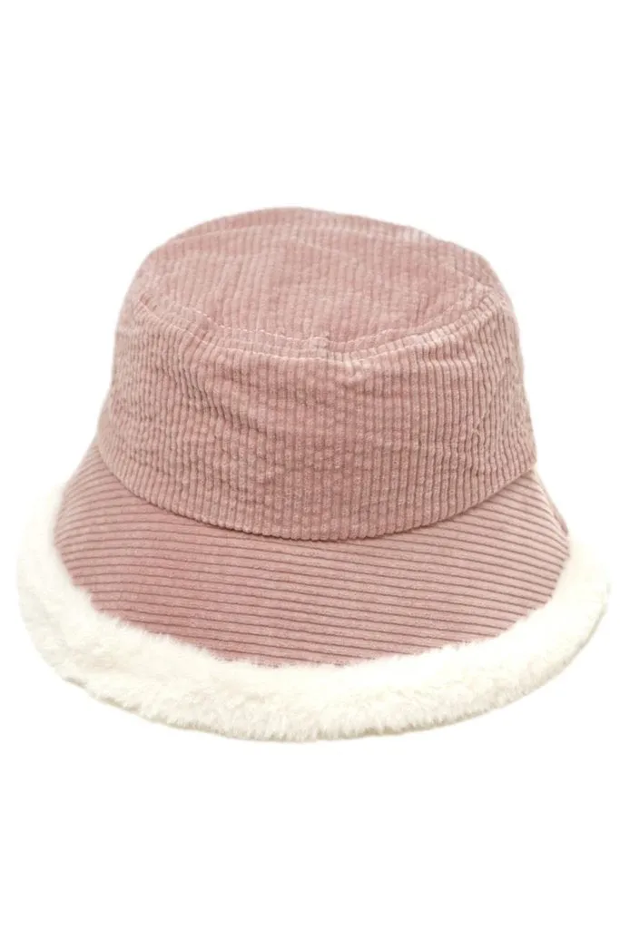 Mae Bucket Hat In Mauve