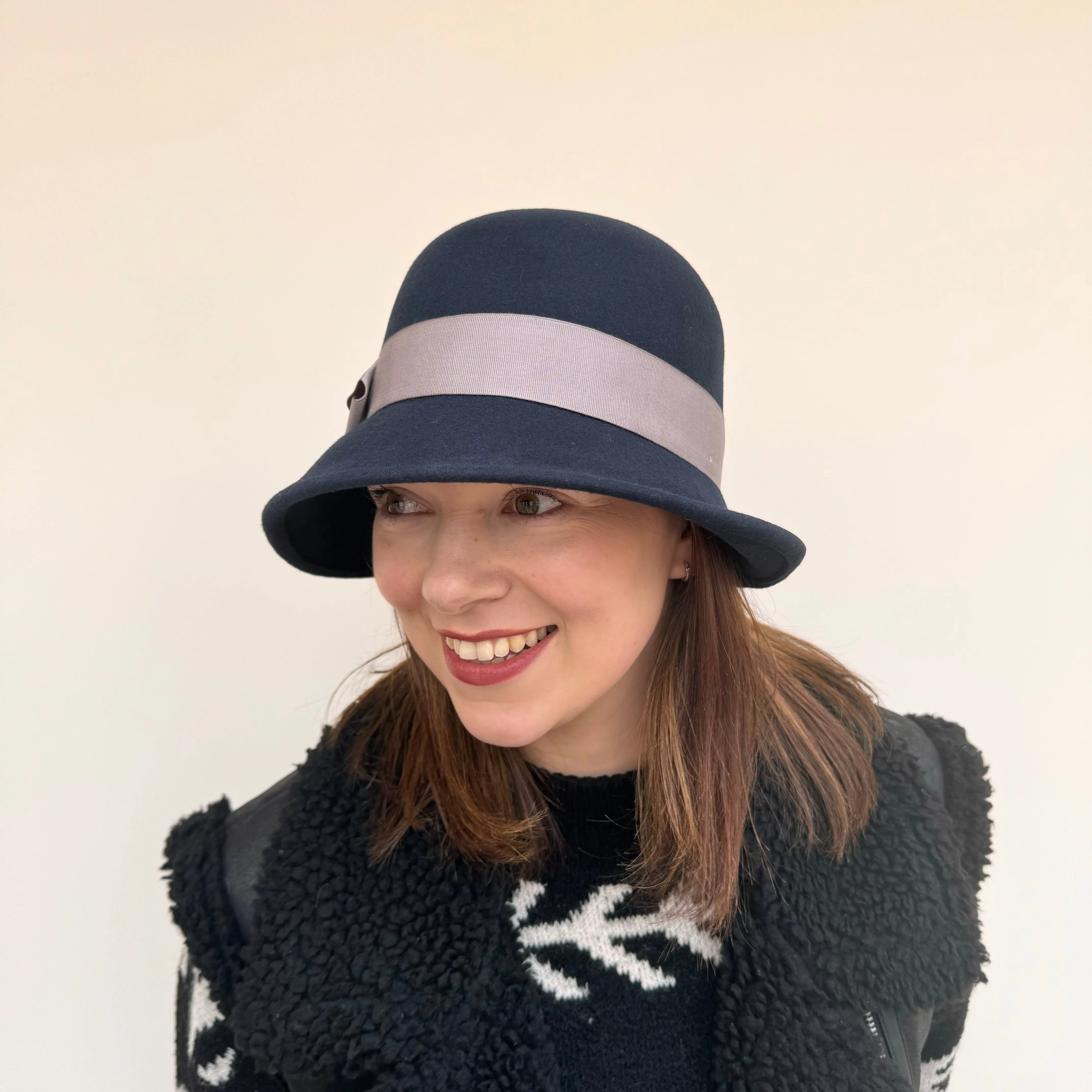 Major Wool Vintage Style Cloche Hat