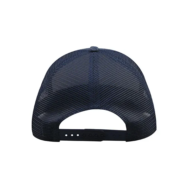 Mega Cap 6997C Flat Bill Snapback Trucker Cap