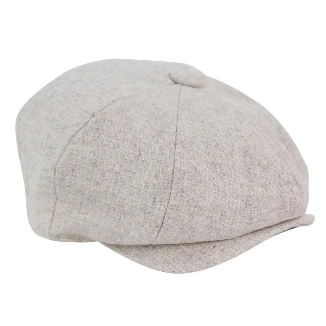 Mens 8 Panel Peaky Gatsby Gangster Grandad Hat Newsboy Vintage Flat Cap Baker Boy