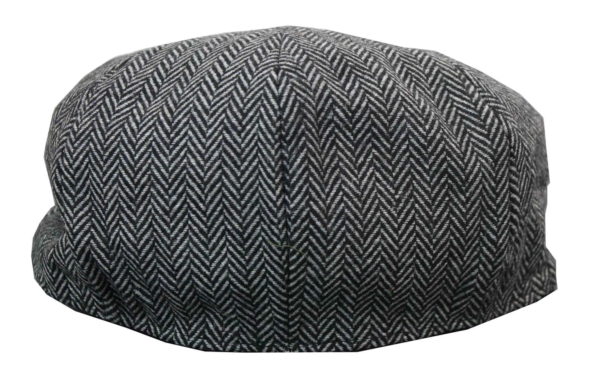 Men's Herringbone Tweed Newsboy Cap