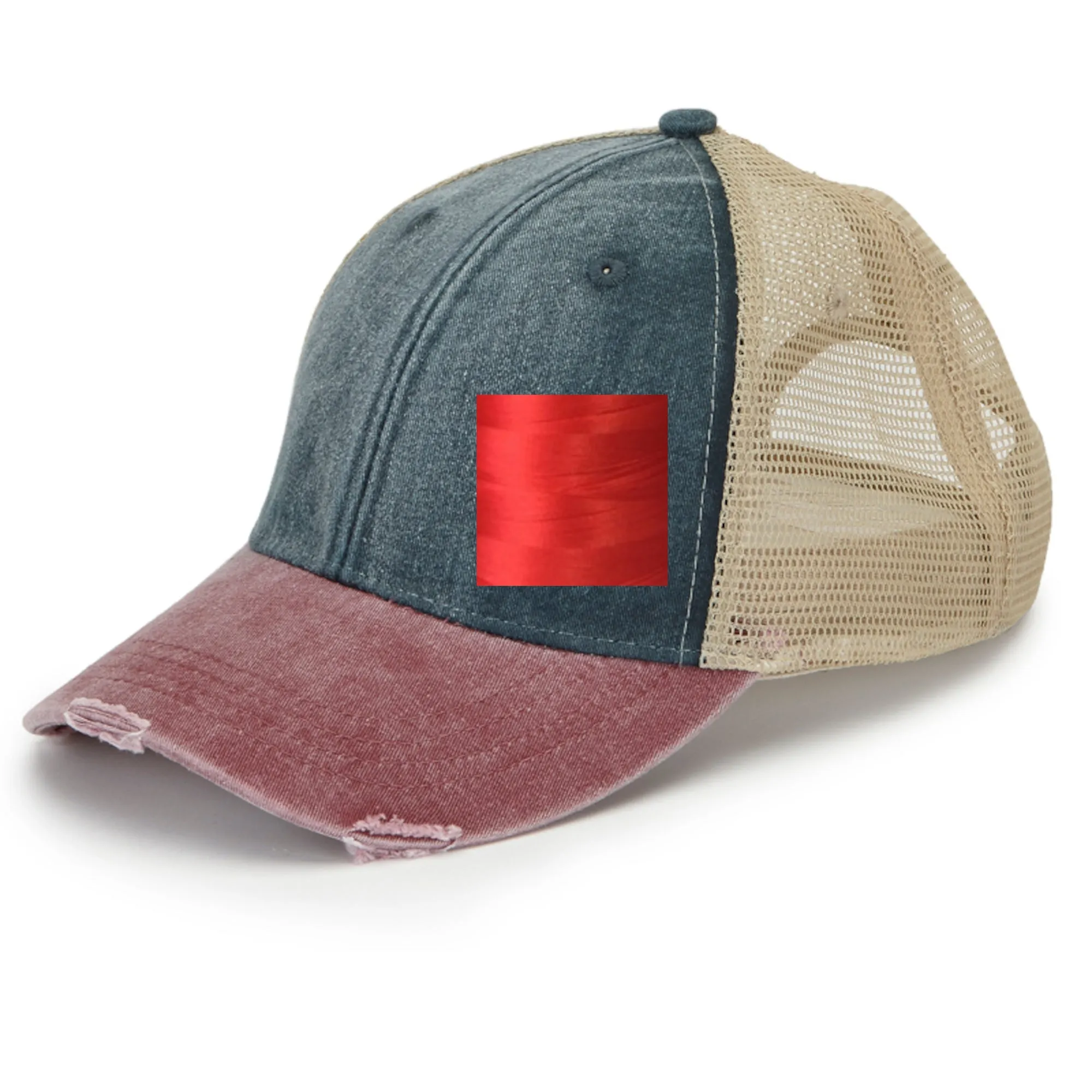 Montana Hat | Distressed Snapback Trucker | state cap | many color choices