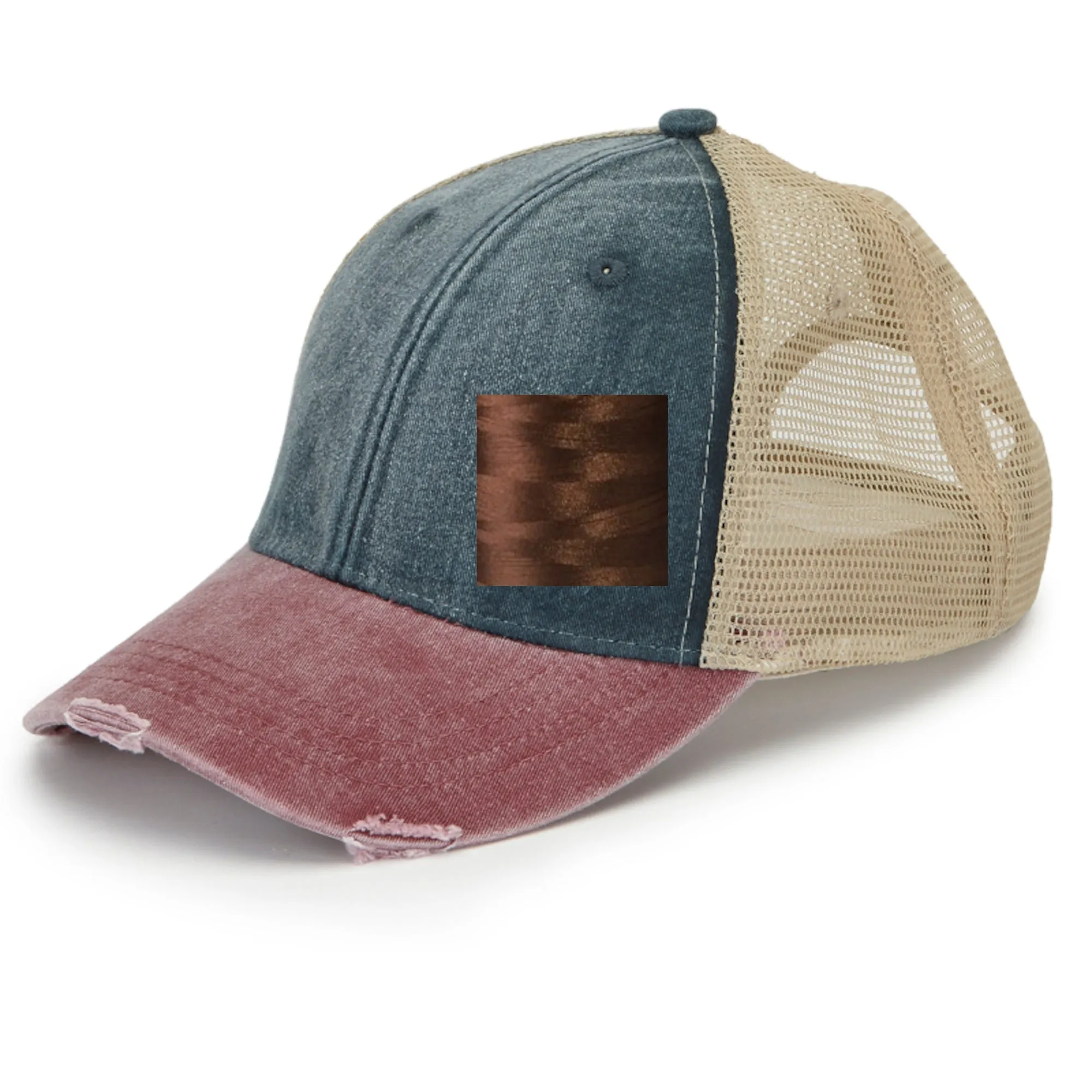 Montana Hat | Distressed Snapback Trucker | state cap | many color choices