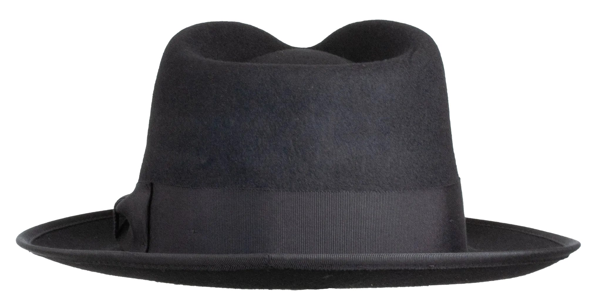 Naples Teardrop Classic Brim Wool Fedora by Levine Hat Co.