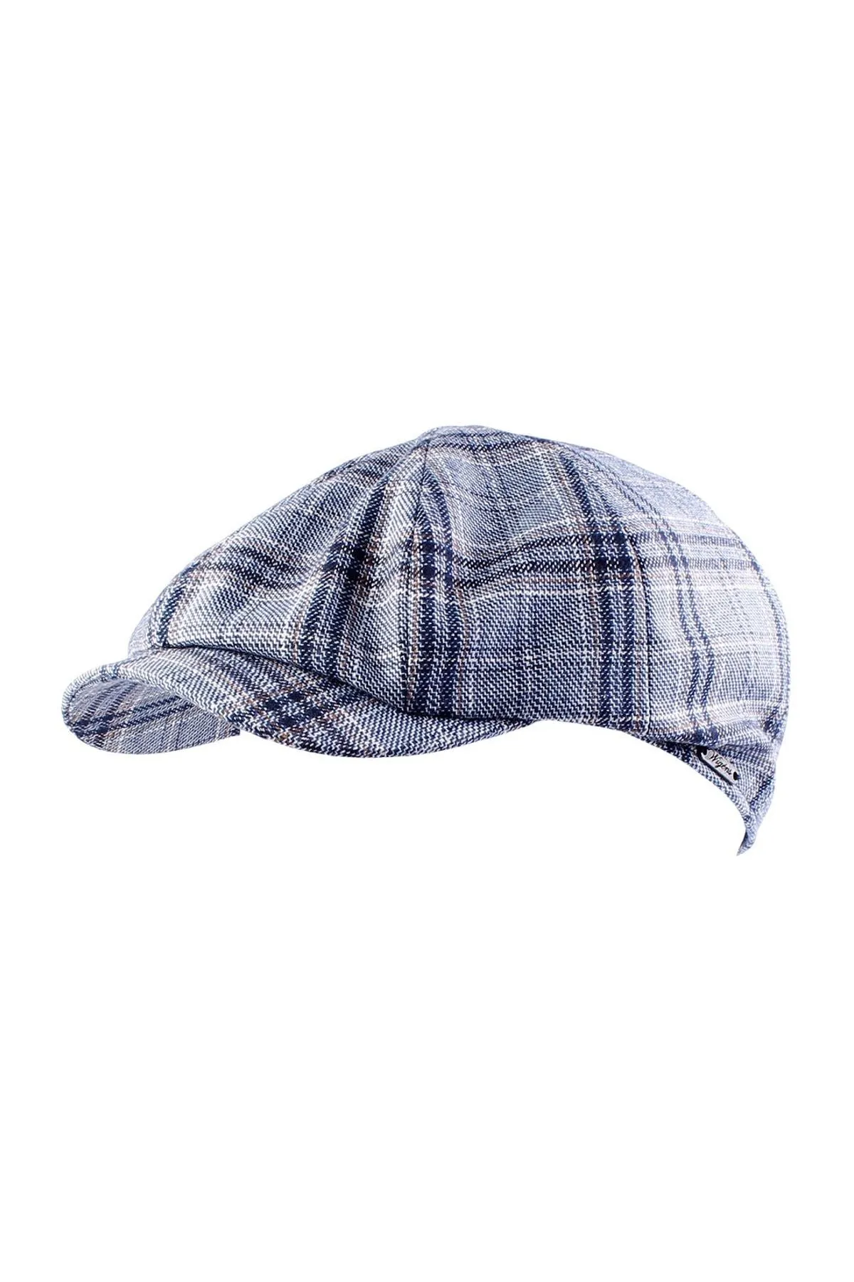 Newsboy Classic Cap in Cotton Blend Check (Choice of Colors) by Wigens