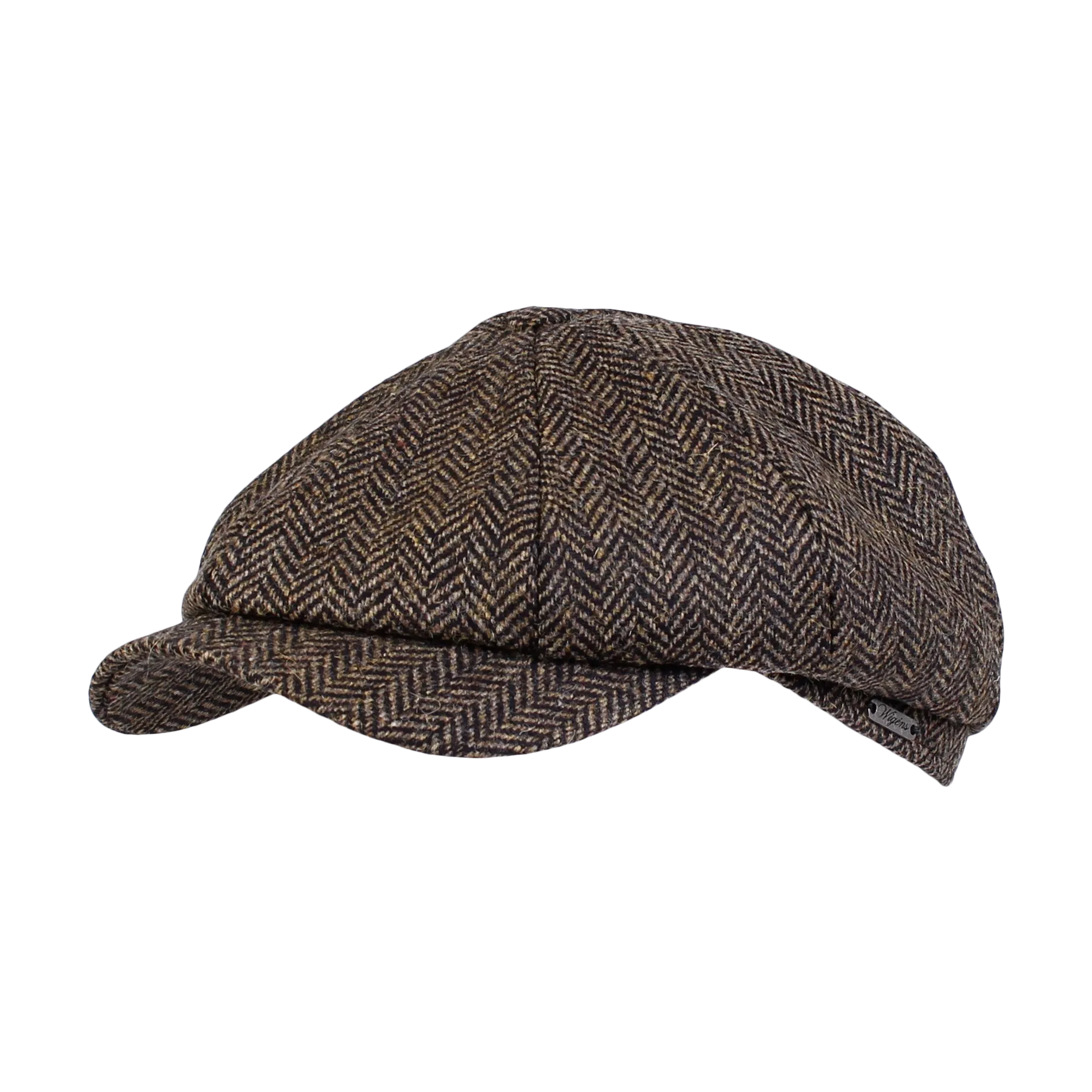 Newsboy Classic Shetland Wool Herringbone Cap (Choice of Colors) by Wigens