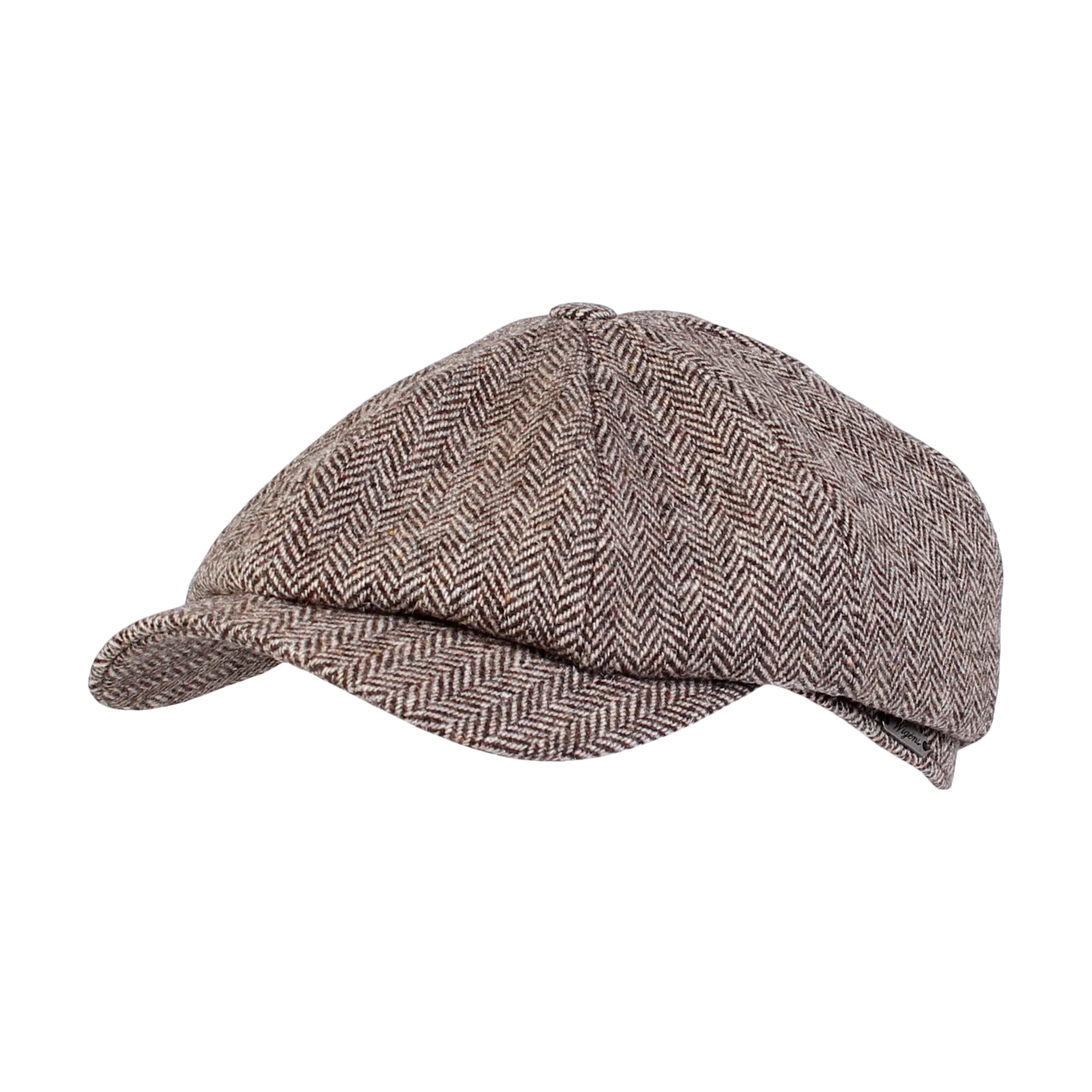 Newsboy Classic Shetland Wool Herringbone Cap (Choice of Colors) by Wigens