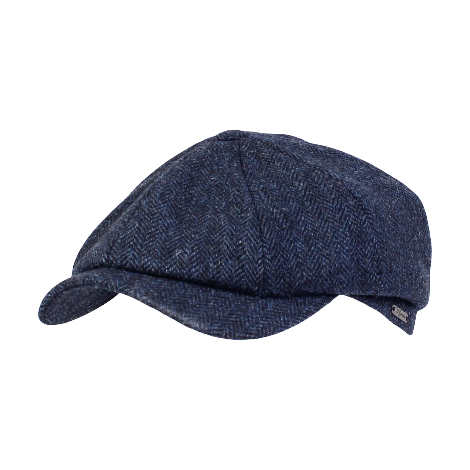 Newsboy Classic Shetland Wool Herringbone Cap (Choice of Colors) by Wigens