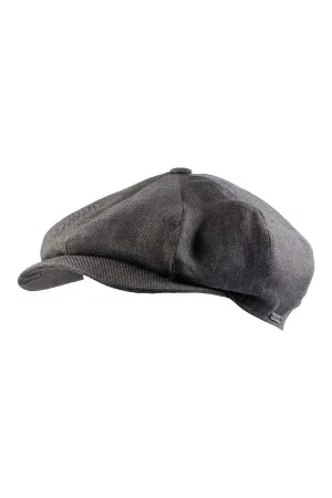 Newsboy Retro Cap in Hopsack Linen (Choice of Colors) by Wigens