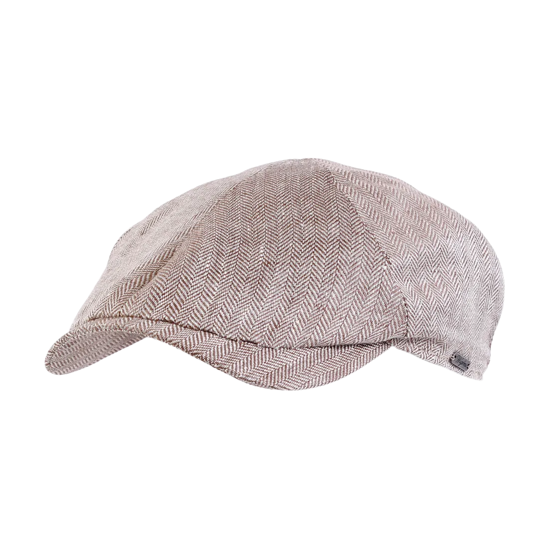 Newsboy Slim Cap in Classic Linen Herringbone (Choice of Colors) by Wigens