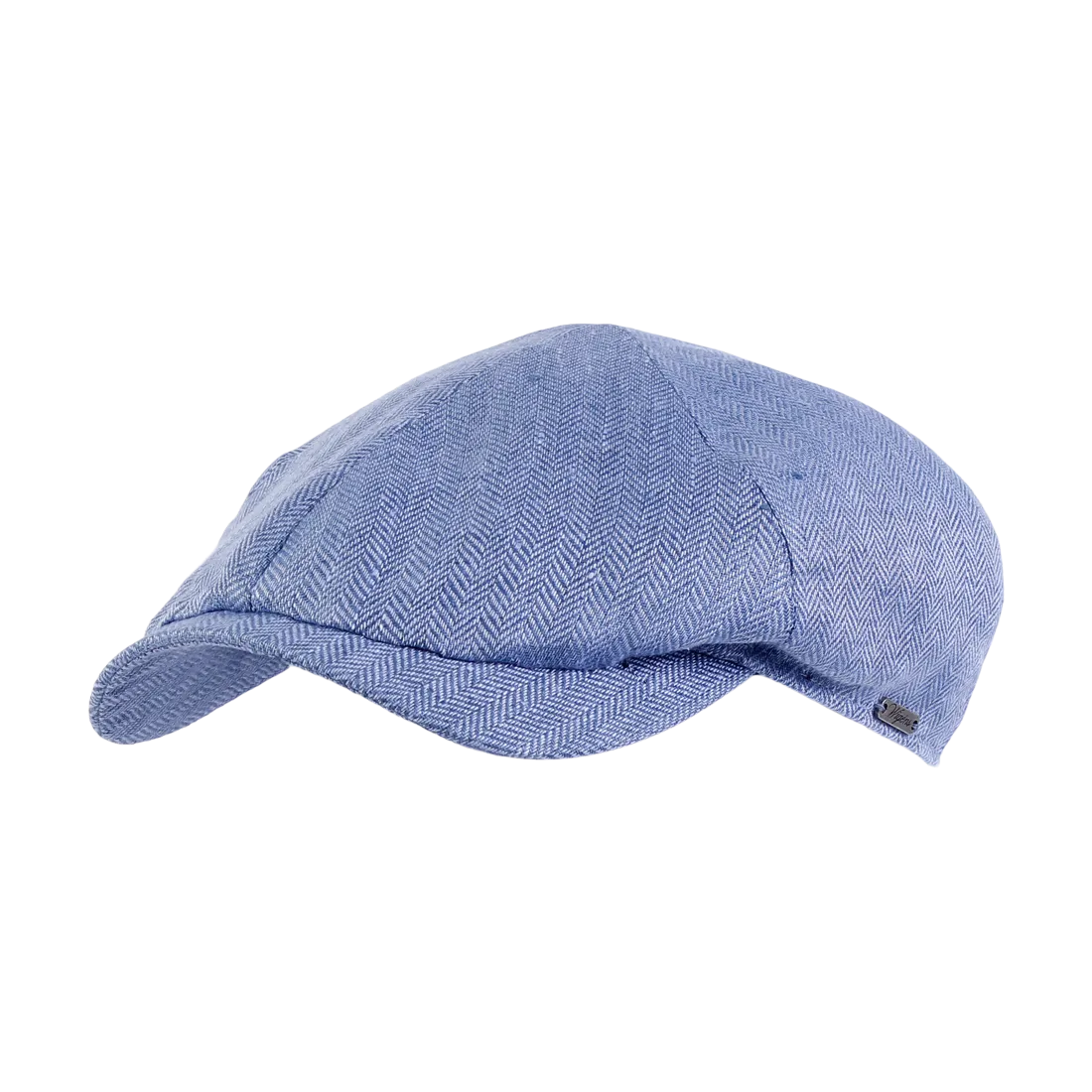 Newsboy Slim Cap in Classic Linen Herringbone (Choice of Colors) by Wigens