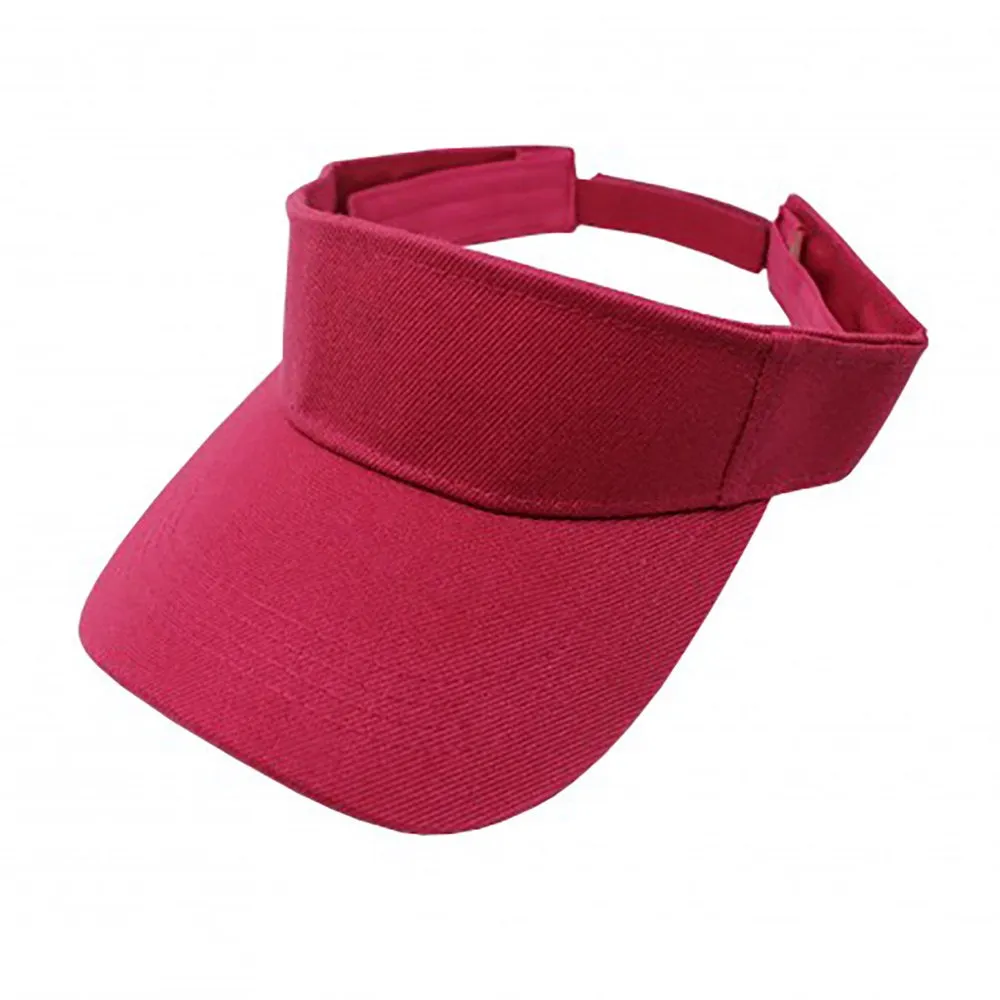 Pack of 5 Adjustable Sun Visor Cap