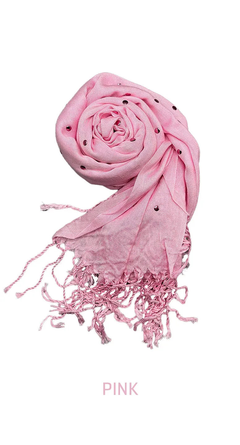 Plumeti Cotton Long Scarf - amiiraa