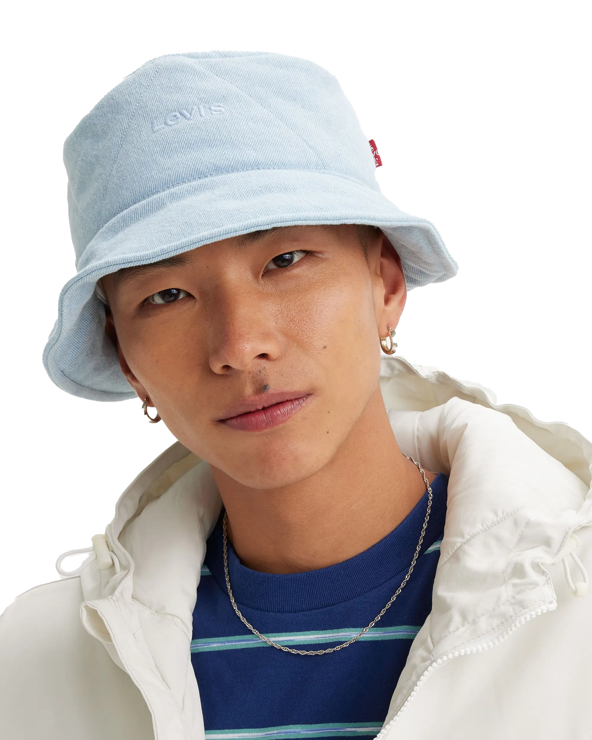 Puffer Holiday Bucket Hat in Jeans Blue